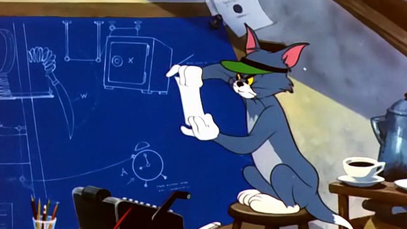 Tom tend un piège à Jerry