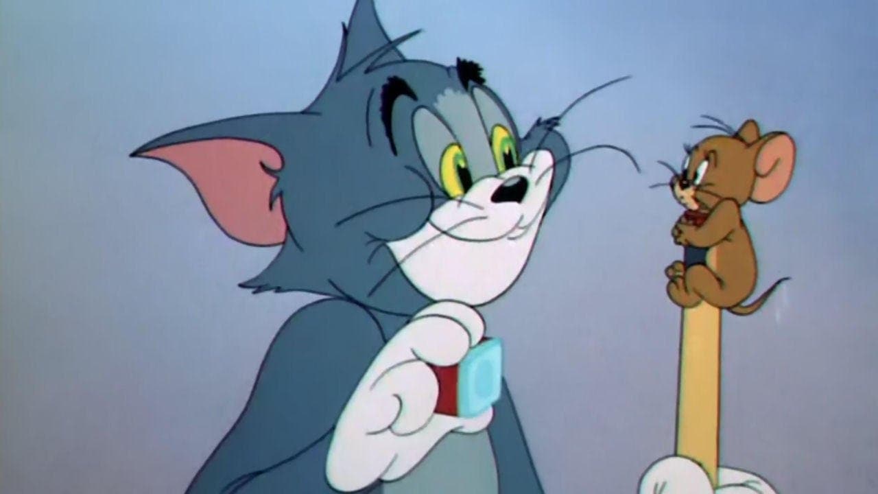 Tom et Jerry jouent au billard