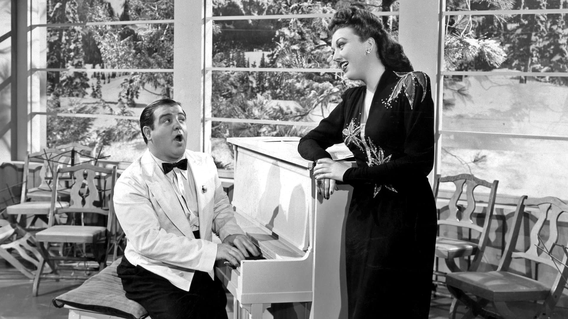 Deux nigauds dans la neige