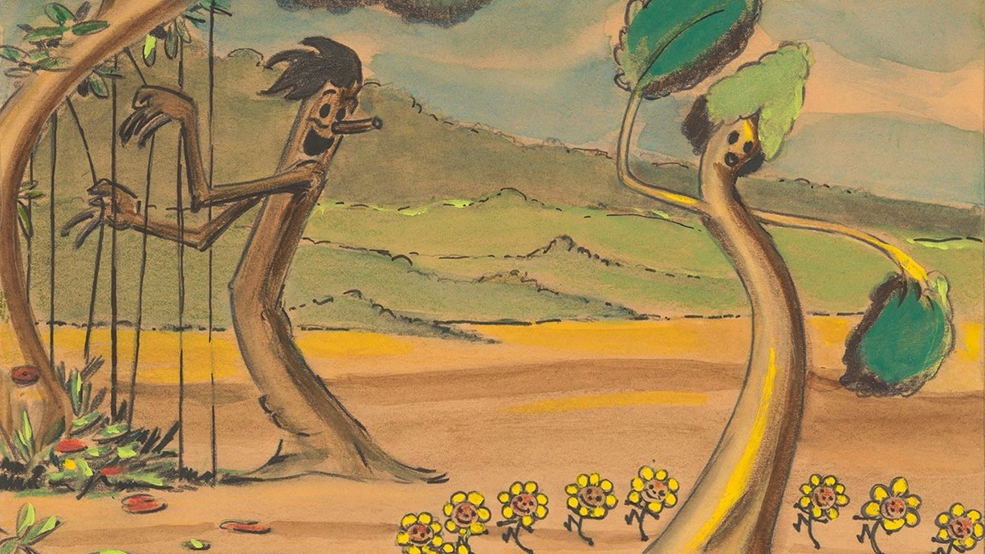 Des arbres et des fleurs