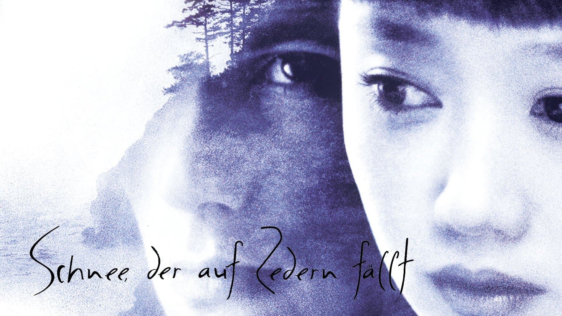 La neige tombait sur les cèdres