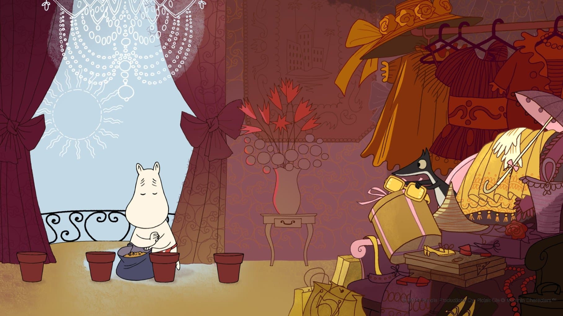 Les Moomins sur la Riviera