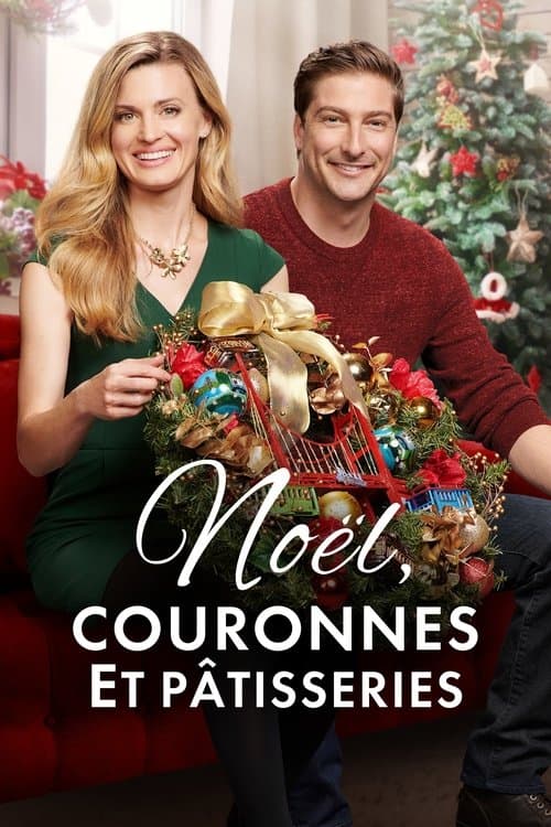 Noël, couronnes et pâtisseries