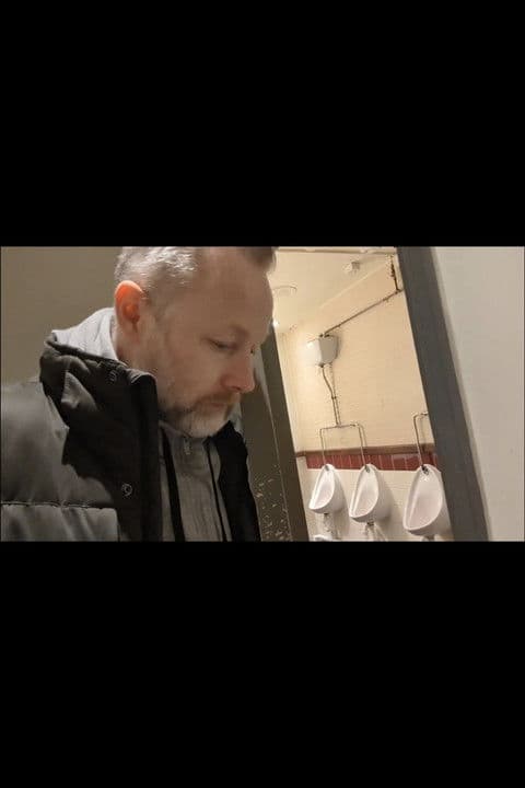 Nighttime walk in the cold for a hot cuppa